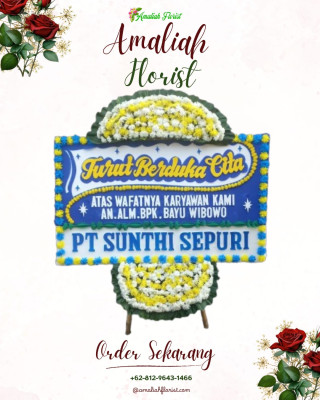 Papan Bunga Duka di Mampang
