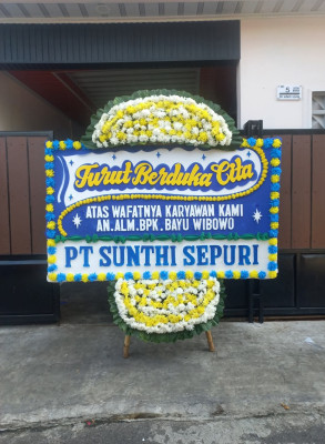 Papan Bunga Duka di Mampang