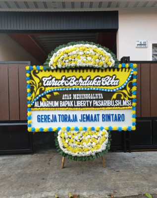 Papan Bunga Duka di Mampang