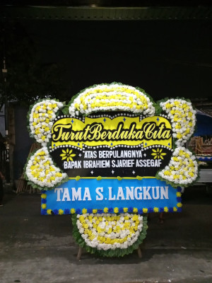 Papan Bunga Duka di Mampang